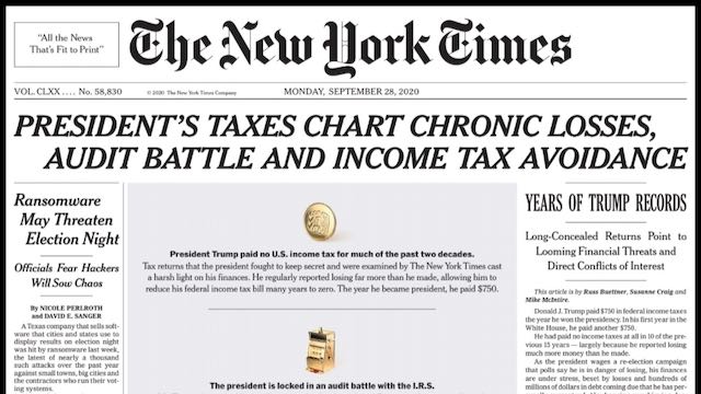 The Trump Tax Story